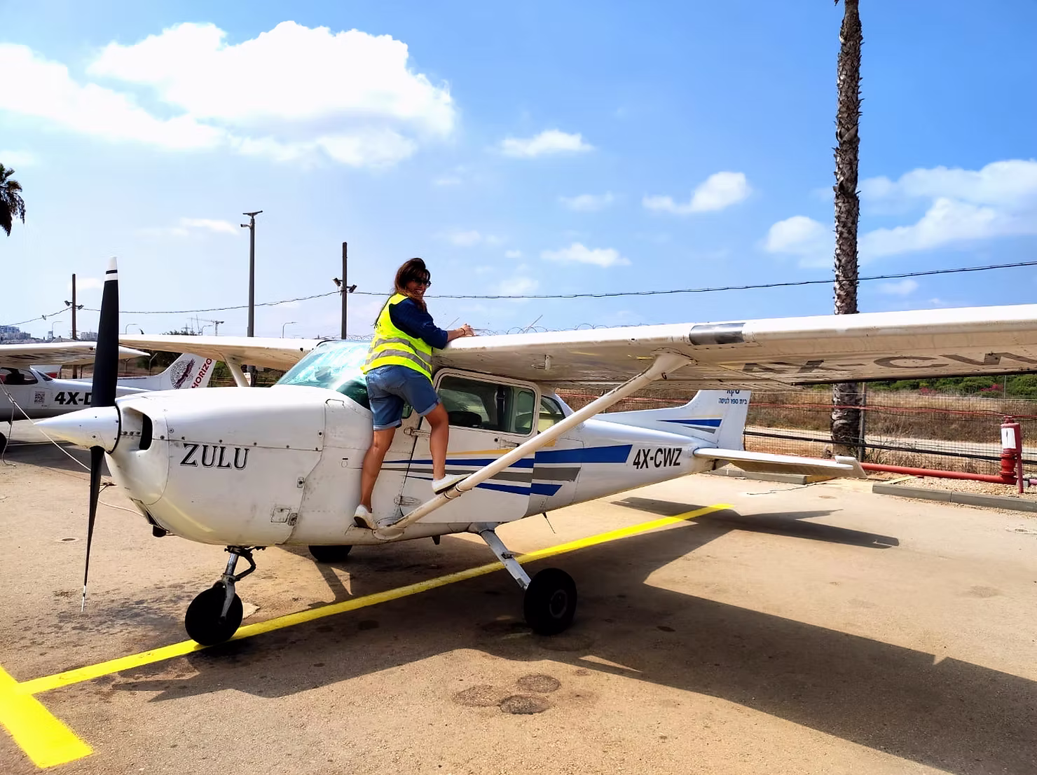Practical flight test in Israel